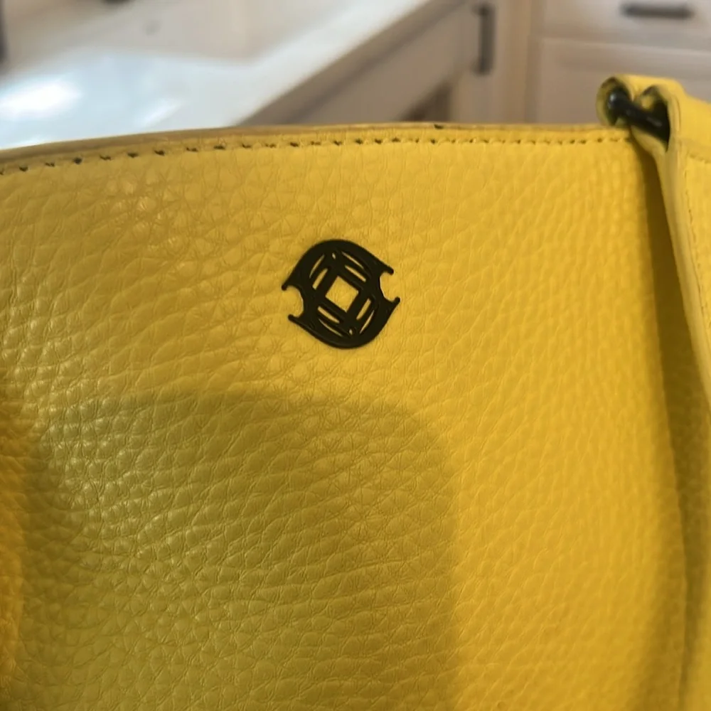 Dagne Dover ‘Allyn’ Large Tote in Butter Yellow - Picture 12 of 13